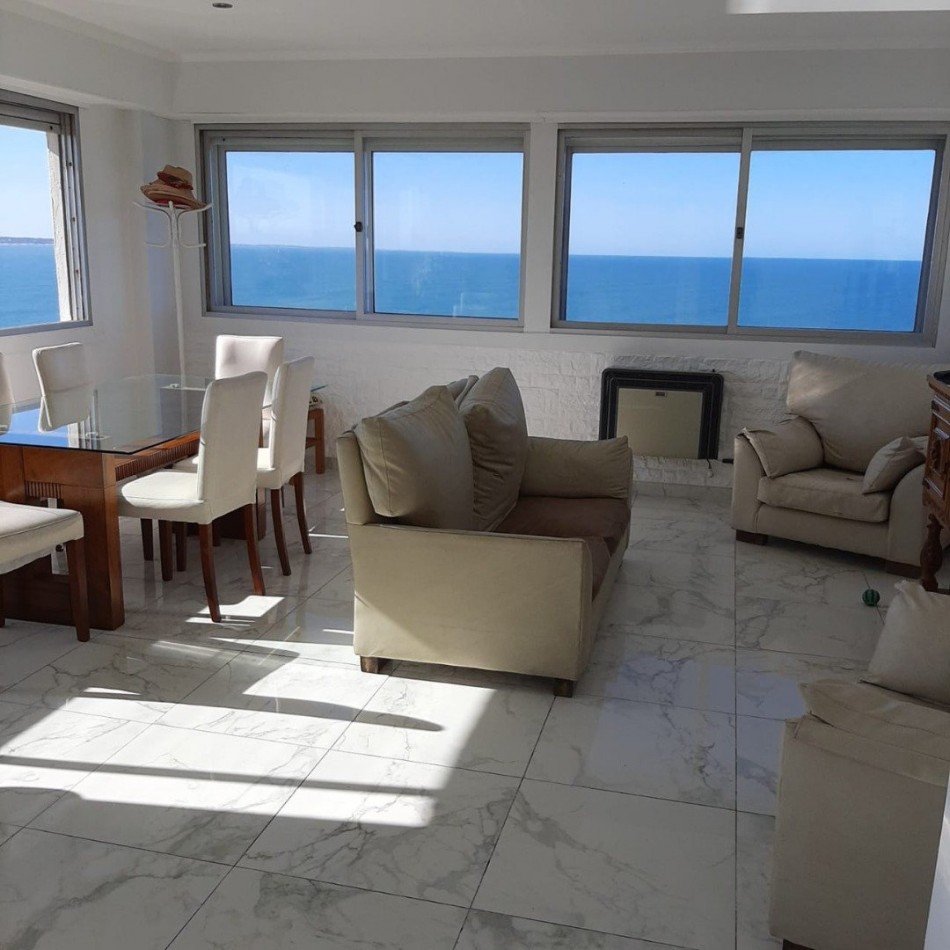 hermoso departamento 4 ambientes frente al mar